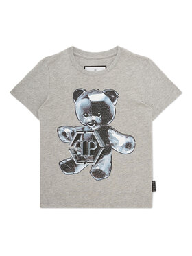 PHILIPP PLEIN PHILIPP PLEIN T-Shirt 19977 Šedá Regular Fit