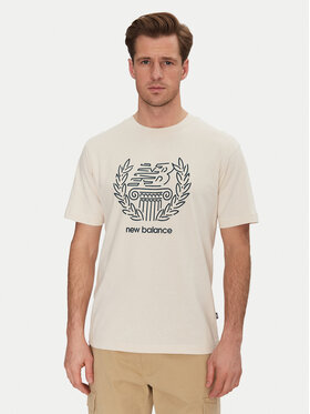 New Balance New Balance Tricou MT51974 Bej Relaxed Fit