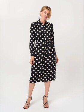 Willsoor Willsoor Sukienka koszulowa 68151 Czarny Comfortable Fit