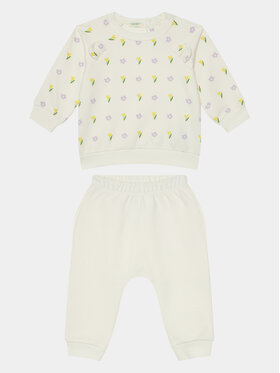 United Colors Of Benetton United Colors Of Benetton Φόρμα 3OHVAK00J Εκρού Regular Fit