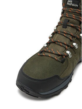 Jack Wolfskin Trekking čevlji Refugio Texapore Mid M 4049841 Khaki