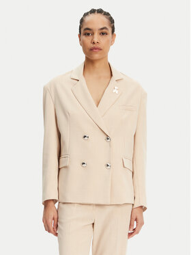 Maryley Maryley Giacca da abito 25EB288/21BE Beige Regular Fit