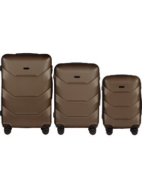 WINGS WINGS Komplet walizek Peacock 3.0 Brązowy