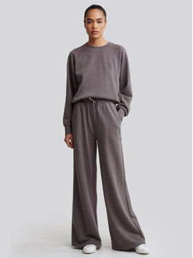BIG STAR BIG STAR Spodnie dresowe MINDYP_903_350 Szary Wide Leg