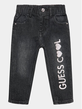 Guess Guess Дънки K3YA05 D52W0 Черен Relaxed Fit