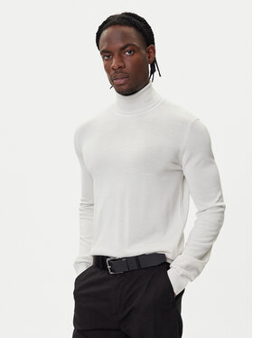 HUGO HUGO Rollkragenpullover San Thomas-M 50474174 Écru Regular Fit