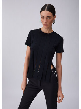 Liu Jo Liu Jo Sweter CA6110MS55N22222 Czarny Regular Fit