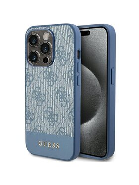 Guess Guess Etui na telefon Apple iPhone 15 Pro Niebieski