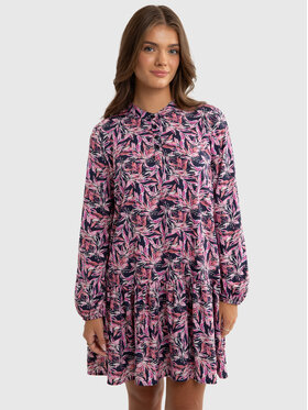 BIG STAR BIG STAR Sukienka codzienna POLUNA Kolorowy Tapered Fit