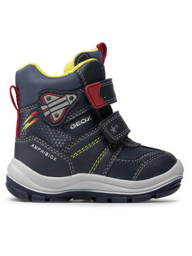 Geox Geox Snehule B Flanfil B.B Abx A B163VA 054FU C0735 M Tmavomodrá