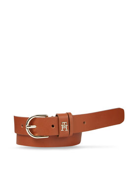 Tommy Hilfiger Tommy Hilfiger Дамски колан Th Timeless 2.5 AW0AW15379 Кафяв
