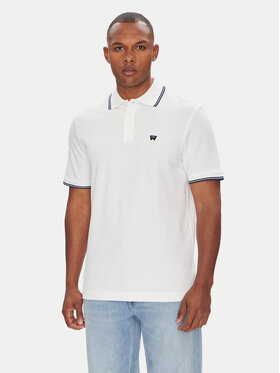 Wrangler Wrangler Poloshirt 112365466 Weiß Regular Fit