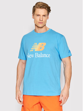 New Balance New Balance Póló MT21529 Kék Relaxed Fit