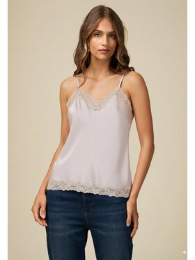 Oltre Oltre Blusa 2293J700744N002 Écru Slim Fit