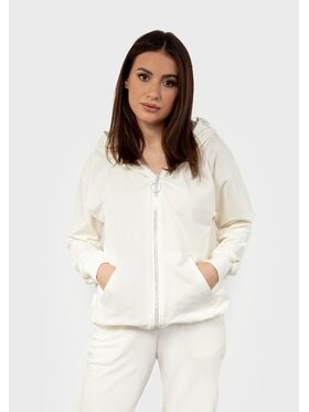 DKaren Sport DKaren Sport Bluza DK-K-B4 Écru Classic Fit