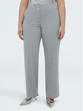 Fiorella Rubino Fiorella Rubino Pantaloni di tessuto P008T005174N0R4 Grigio Regular Fit