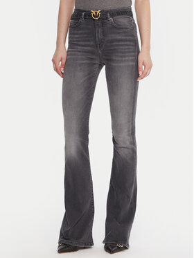 PINKO PINKO Jeansy Flora 100166 A2S2 Szary Flare Fit