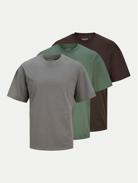Jack&Jones Jack&Jones Σετ 3 T-Shirts Hugo 12284202 Έγχρωμο Loose Fit
