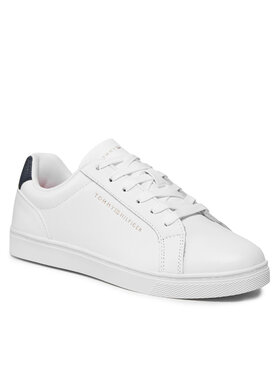 Tommy Hilfiger Tommy Hilfiger Sneakersy Essential Cupsole Sneaker FW0FW07687 Bílá