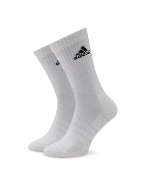 Adidas Visoke Nogavice Unisex Cushioned Crew Socks 3 Pairs HT3446 Bela