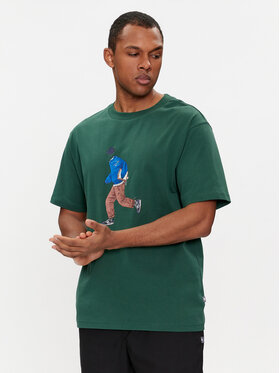 New Balance New Balance T-Shirt Athletics MT41579 Zelená Relaxed Fit