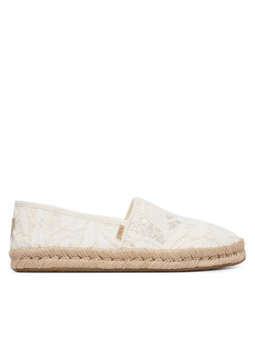 Toms Toms Еспадрильї Egret Floral Crochet 10023030 Білий