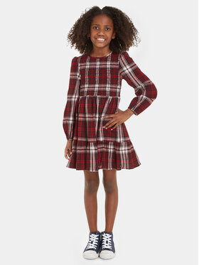 Tommy Hilfiger Tommy Hilfiger Každodenné šaty KG0KG07574 M Červená Regular Fit