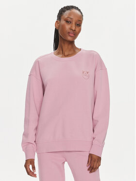 Pinko Pinko Sweatshirt Setup 101831 A1N7 Rosa Relaxed Fit