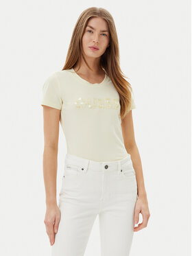 Guess Guess T-shirt W5GI17 J1314 Giallo Slim Fit