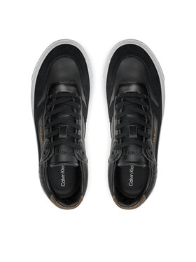 Calvin Klein Superge Ff Cupsole Lace Up W/Ml Mix M HW0HW02125 Črna