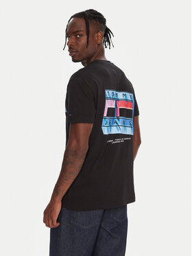 Tommy Jeans Tommy Jeans Tricou DM0DM21980 Negru Regular Fit