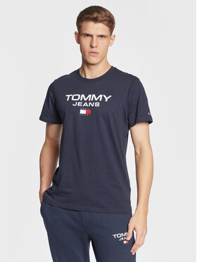 Tommy Jeans Tommy Jeans T-Shirt Entry DM0DM15682 Granatowy Regular Fit