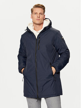 SCHOTT N.Y.C. SCHOTT N.Y.C. Parka BLADEN2 Granatowy Regular Fit