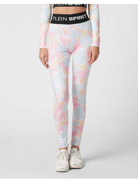 Plein Sport Plein Sport Legginsy 12983 Różowy Active Fit