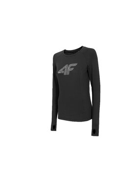 4F 4F Longsleeve 4F Women's Functional Longsleeve Czarny Regular Fit