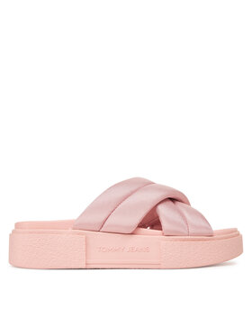 Tommy Jeans Tommy Jeans Шльопанці Tjw Flatform Sandal EN0EN02775 Рожевий