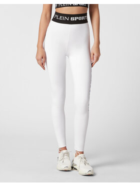 Plein Sport Plein Sport Legginsy 13001 Biały Active Fit