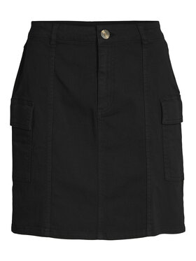 Vila Vila Jeans krilo 14089780 Črna Regular Fit