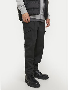 Jack&Jones Jack&Jones Szövet nadrág Bill 12247358 Fekete Tapered Fit