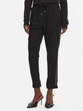 Liu Jo Sport Liu Jo Sport Pantaloni di tessuto TA5140 TS423 Nero Regular Fit