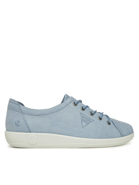 ECCO ECCO Sneakersy Soft 2.0 Tie 20650302434 Niebieski