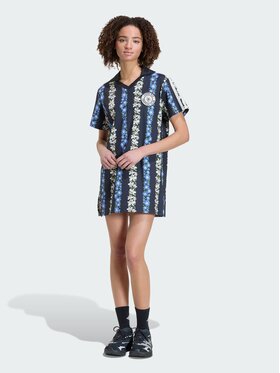 adidas adidas Sukienka koszulowa 168792 Czarny Loose Fit
