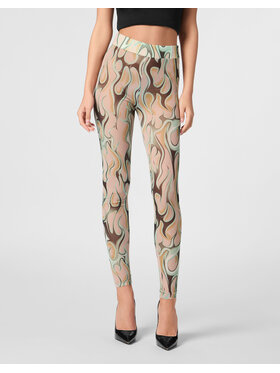 PHILIPP PLEIN PHILIPP PLEIN Leggings 21681 Crema Skin Tight Fit