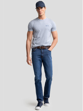 BIG STAR BIG STAR T-Shirt FREDRIS_402_150 Niebieski Basic Fit
