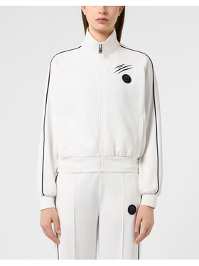 Plein Sport Plein Sport Kurtka do biegania 28958 Biały Jogger Fit