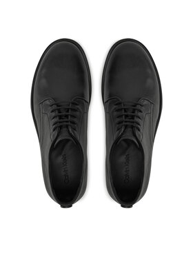 Calvin Klein Nizki čevlji Derby Lth HM0HM01567 Črna