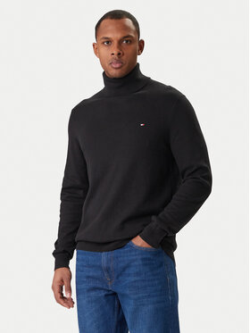 Tommy Hilfiger Tommy Hilfiger Rolák Pima MW0MW28048 Černá Regular Fit