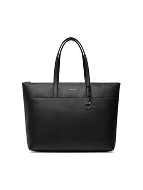Calvin Klein Calvin Klein Ročna torba Ck Must Shopper Lg W/Slip Pkt K60K609675 Črna