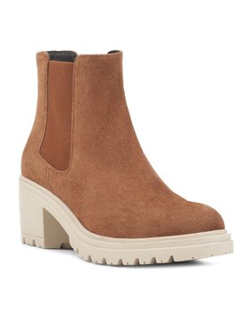 Geox Geox Polokozačky D Damiana D16QCE 00023 C6000 Hnědá