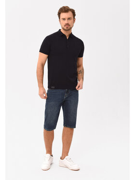 Volcano Volcano Szorty jeansowe E-NER Granatowy Regular Fit